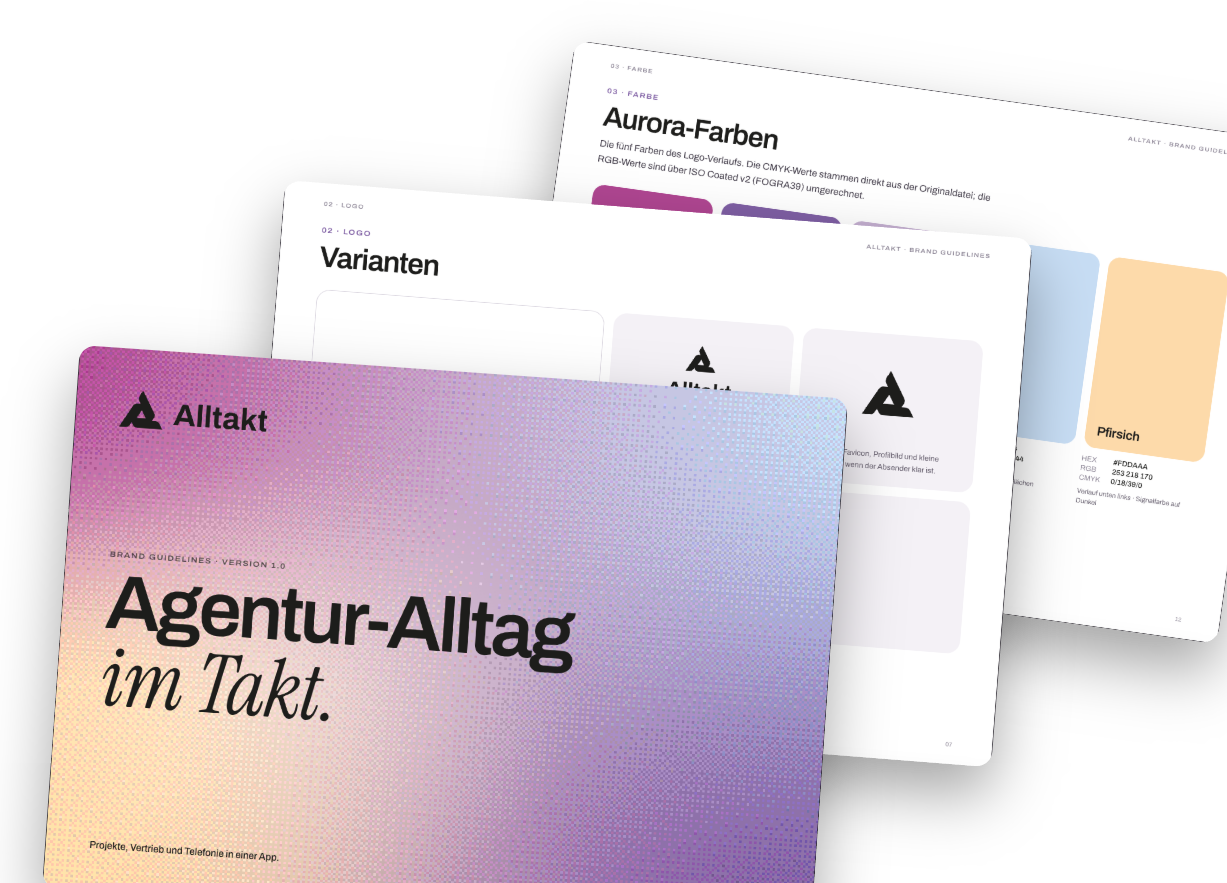 Vorschau: Seiten der Brand Guidelines